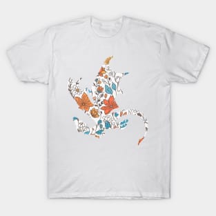 Floral Dragon - Nature Art T-Shirt